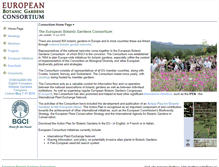 Tablet Screenshot of botanicgardens.eu